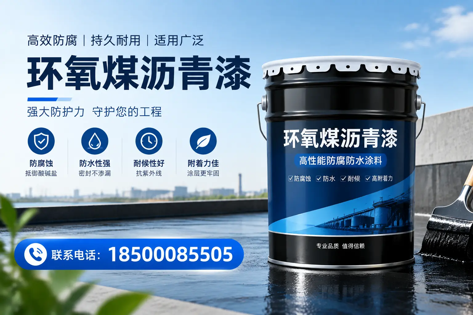 环氧煤沥青漆的施工方法详解，助力合肥企业高效完成项目
