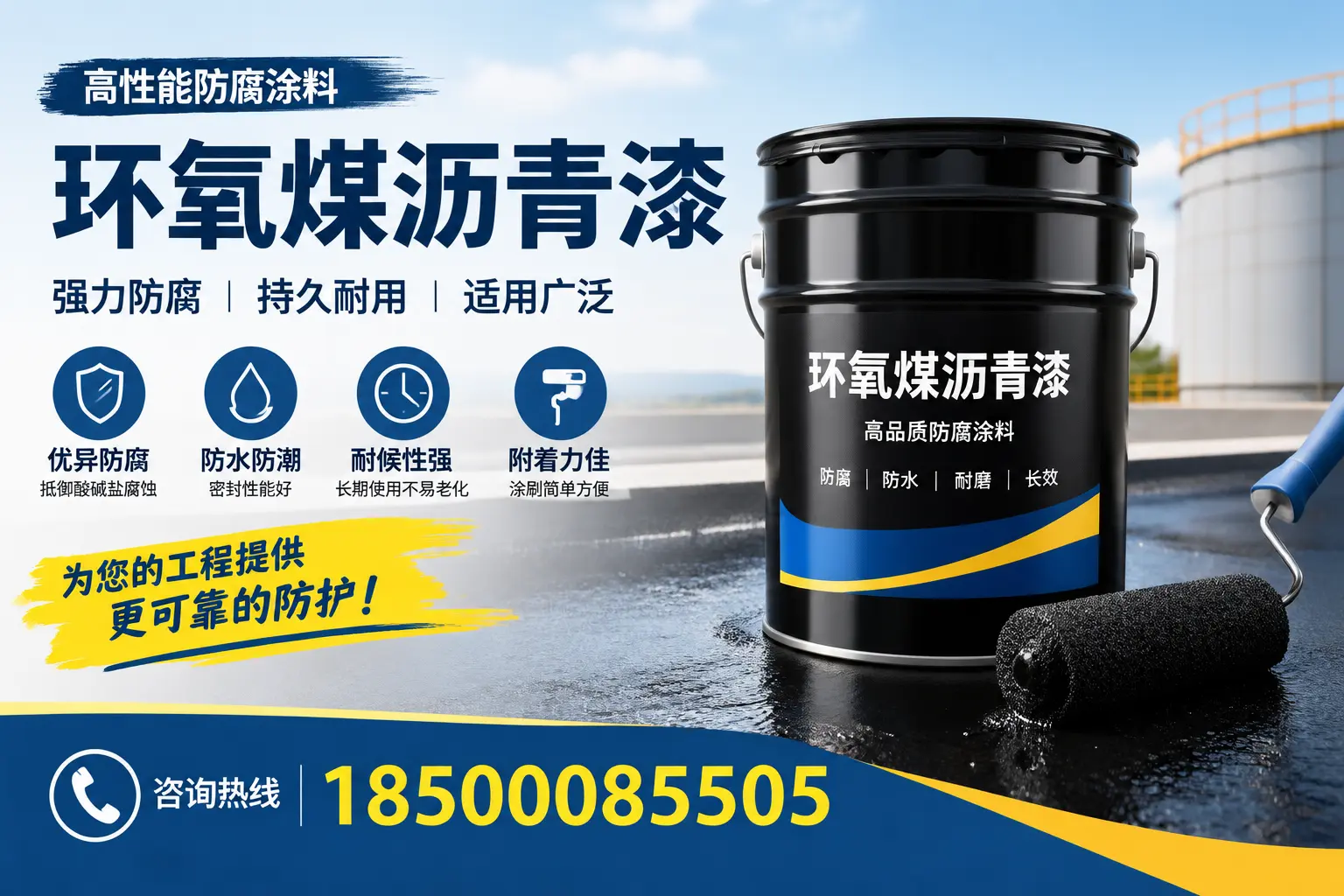 环氧煤沥青漆的施工步骤详解,合肥装修必备知识