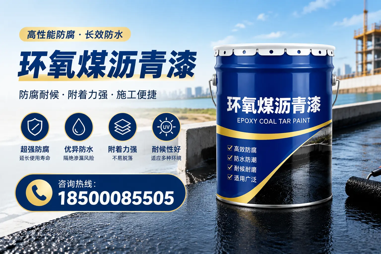 环氧煤沥青漆的优势与应用解析，适合合肥企业选择
