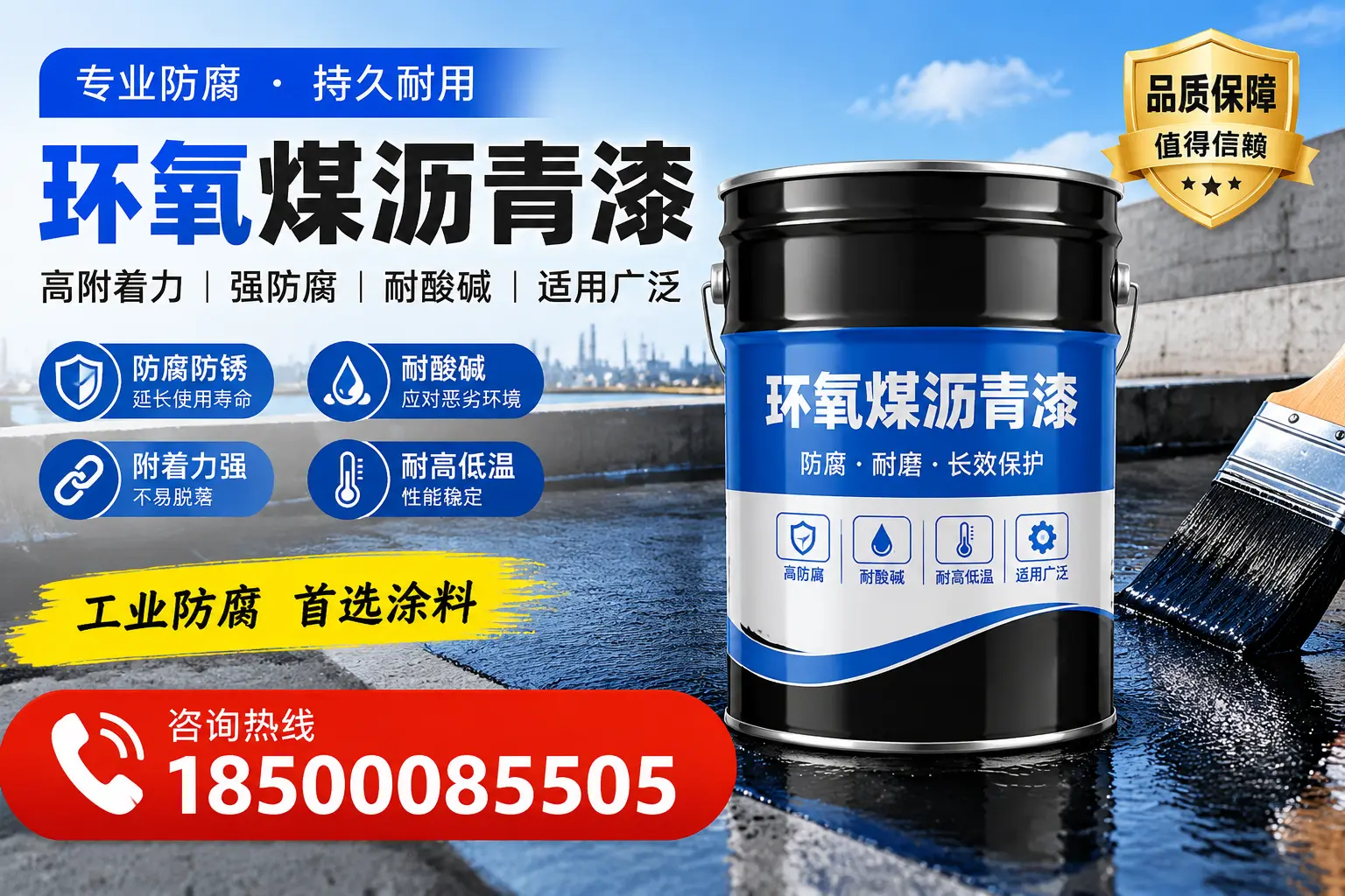 环氧煤沥青漆在不同气候条件下的应用效果,合肥案例分析